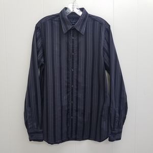 Ted Baker London Stripped Long Sleeve Button Up Shirt